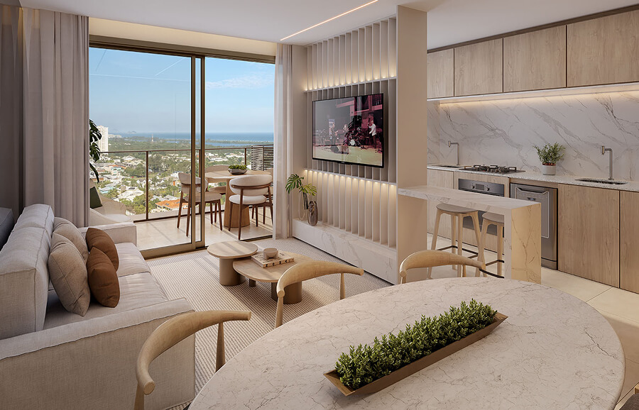 apto icon residence decorado 1