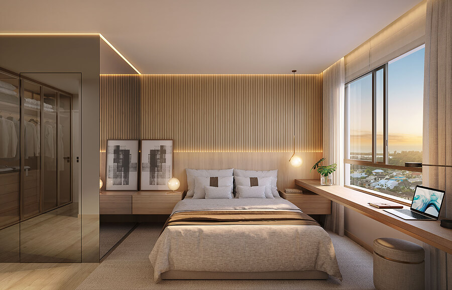 apto icon residence decorado