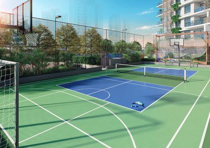 Quadra Recreativa com Pickleball